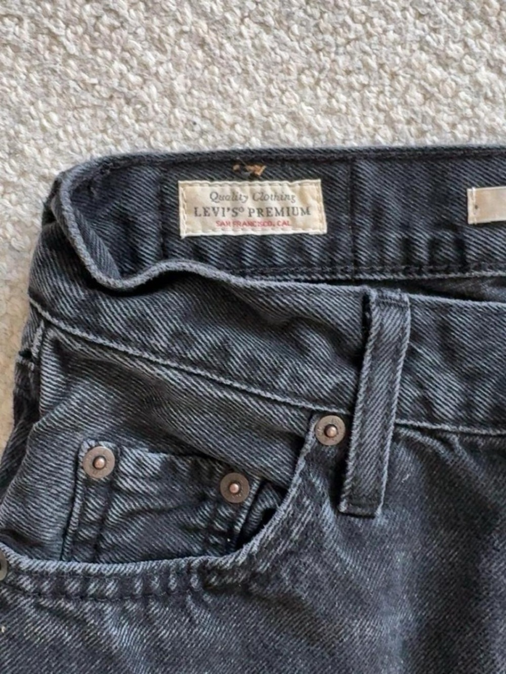 Levi's Black Jeans